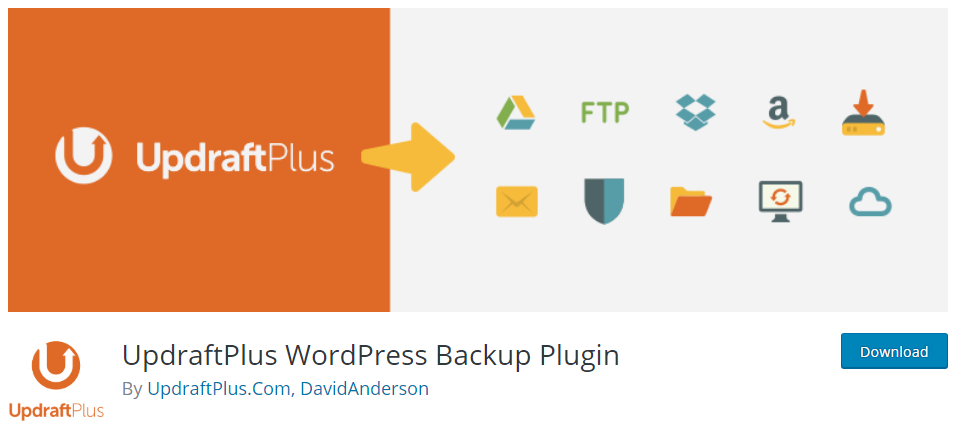 Ein Screenshot von BackWPup aus dem WordPress-Repository
